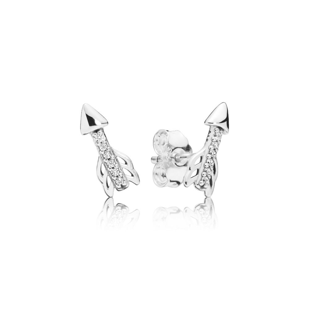 ARETES FLECHAS BRILLANTES