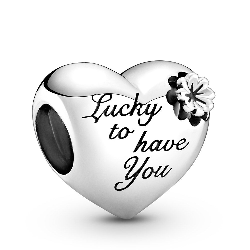 CHARMS CORAZÓN Y TREBOL