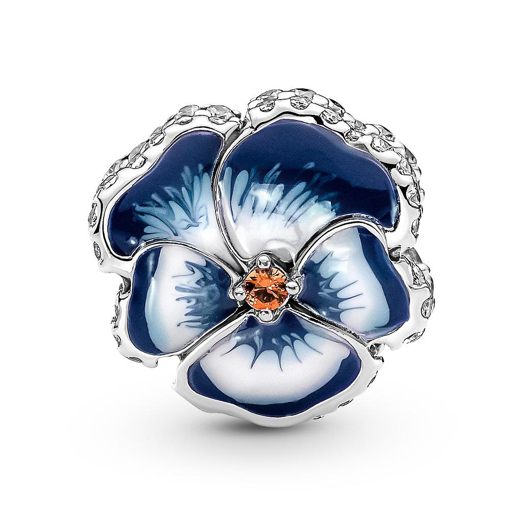 CHARM FLOR DE PENSAMIENTO AZUL