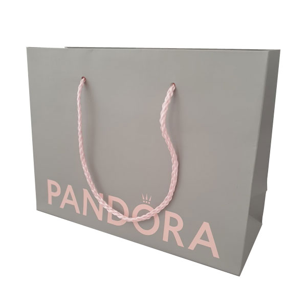 BOLSITA DE REGALO GRIS-ROSA