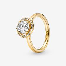 ANILLO HALO REDONDO BRILLANTE