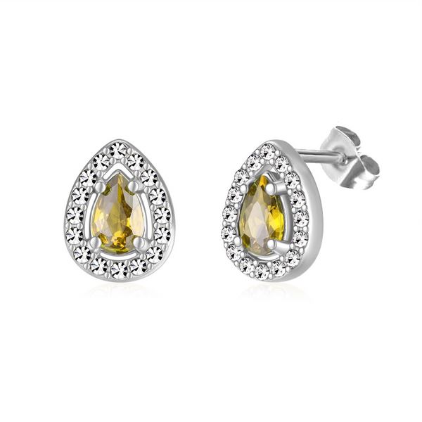 Aretes Gotas Deslumbrantes Dorados