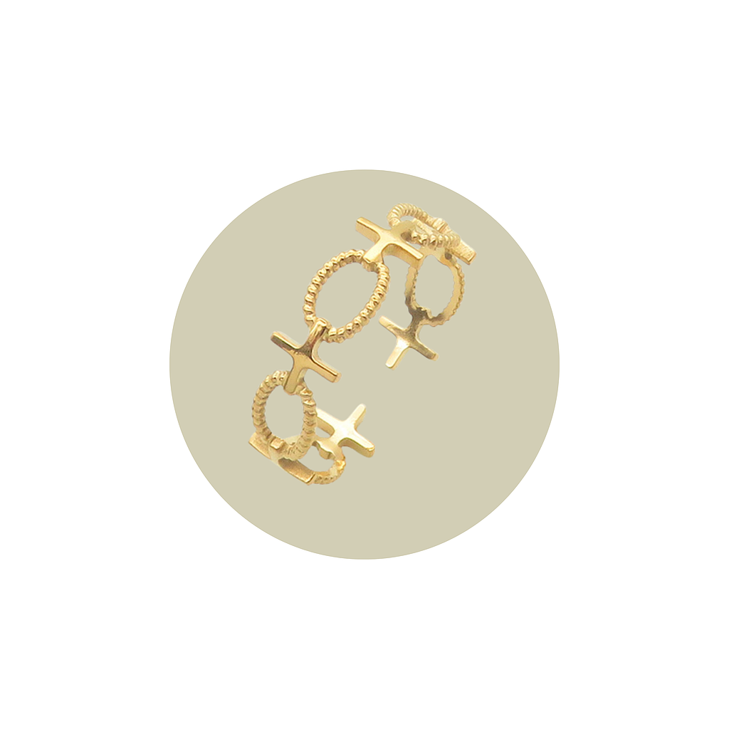 Anillo Ajustable Cruz