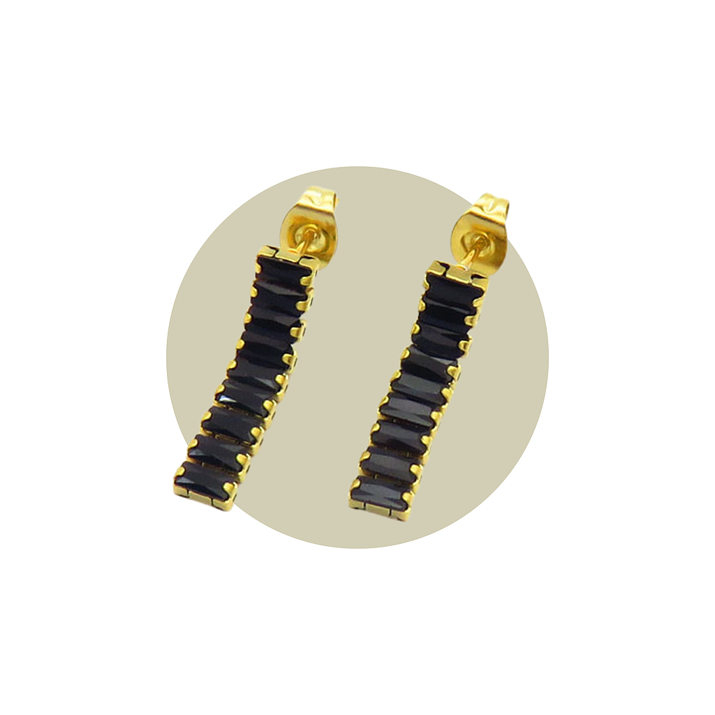 Aretes Glamour Negros
