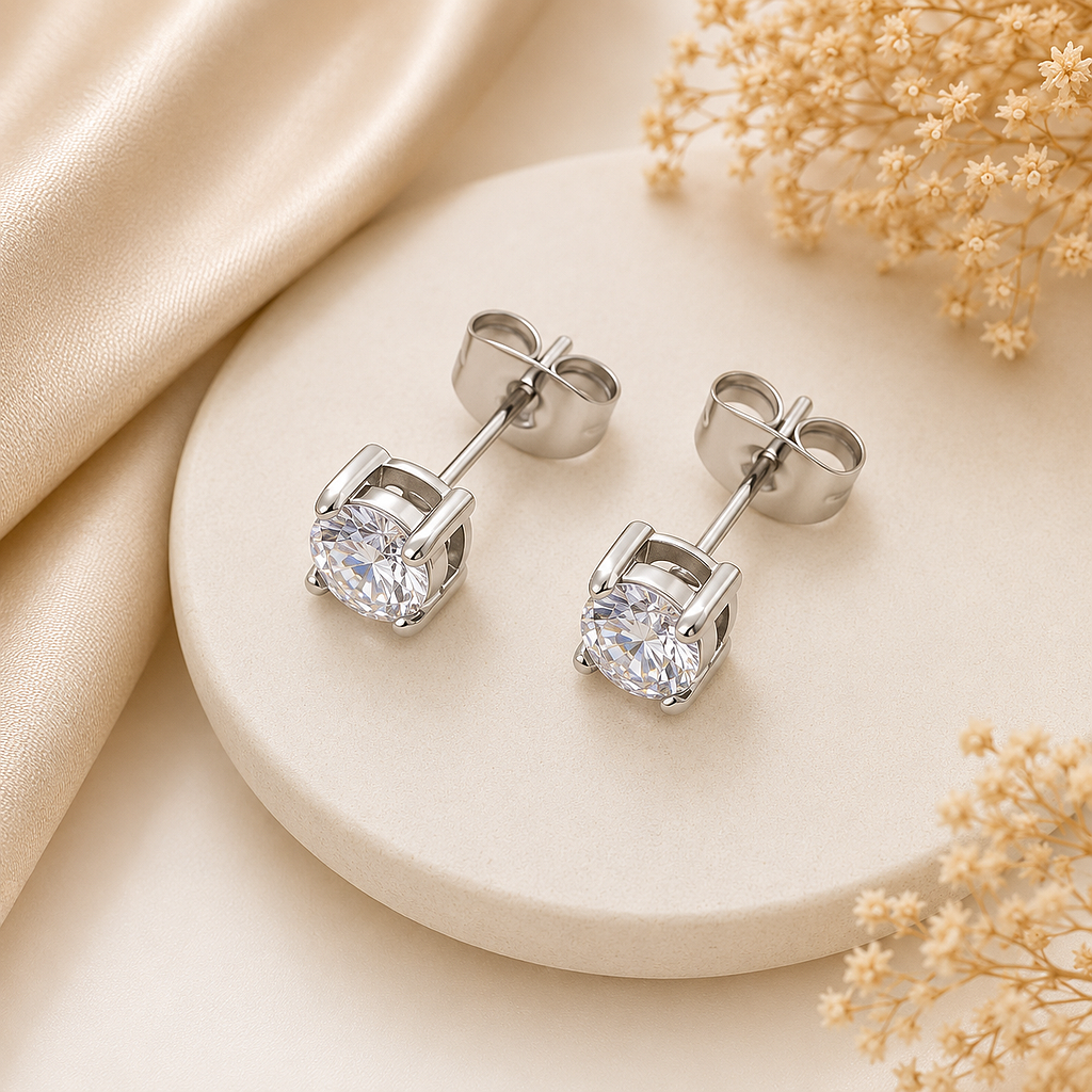 ARETES DE DIAMANTES PEQUEÑO