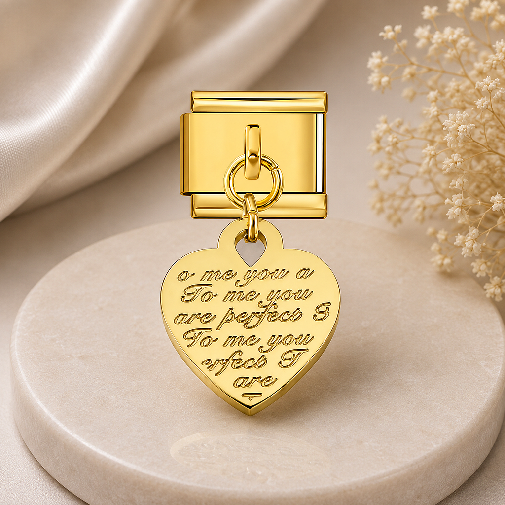 CHARM DORADO PARA MI ERES PERFECT@