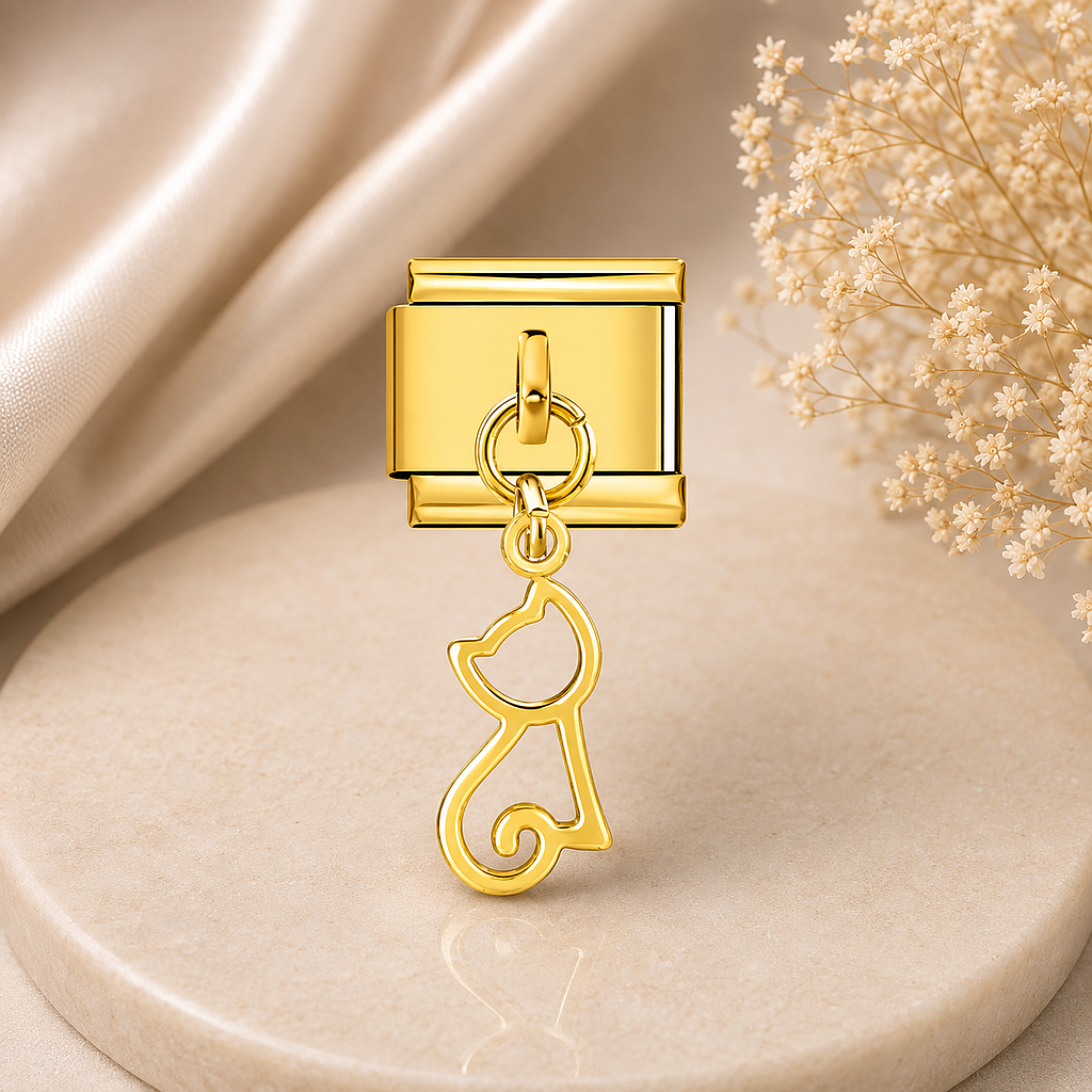 CHARM DORADO GATO