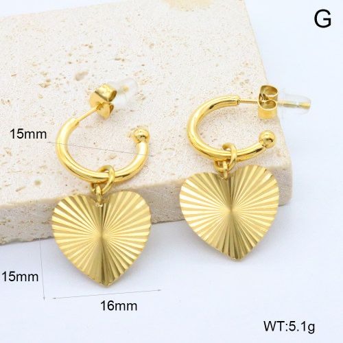 ARETES COLGANTES DE CORAZÓN