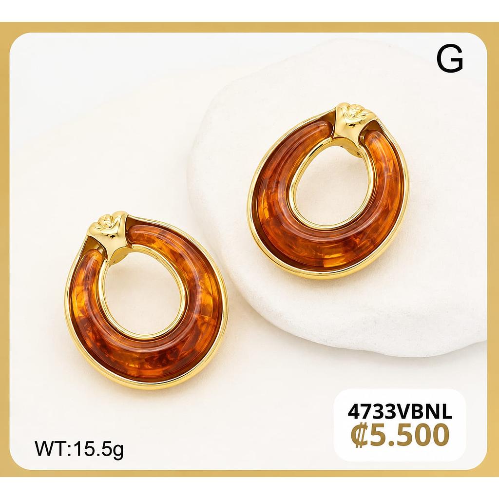 ARETES REDONDOS CAFÉ