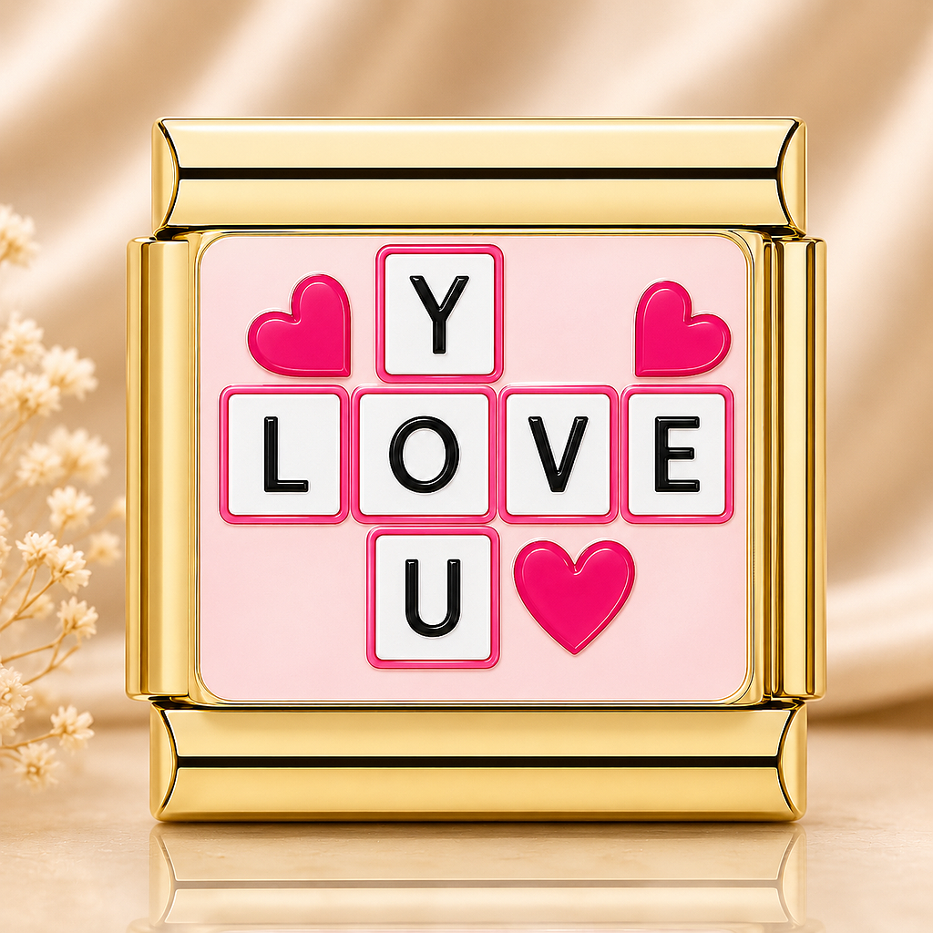 CHARM  DORADO LOVE YOU