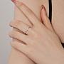 Anillo Cruz Brillante
