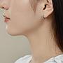 Aretes Huggies Cruz Turquesa