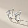 Aretes Huggies Cruz