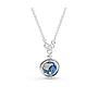 COLLAR GLOBO AZUL